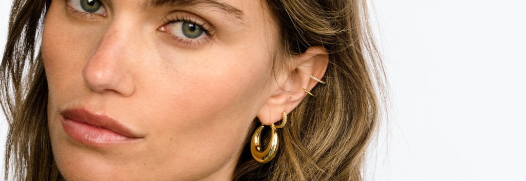 Gold Earring Stack