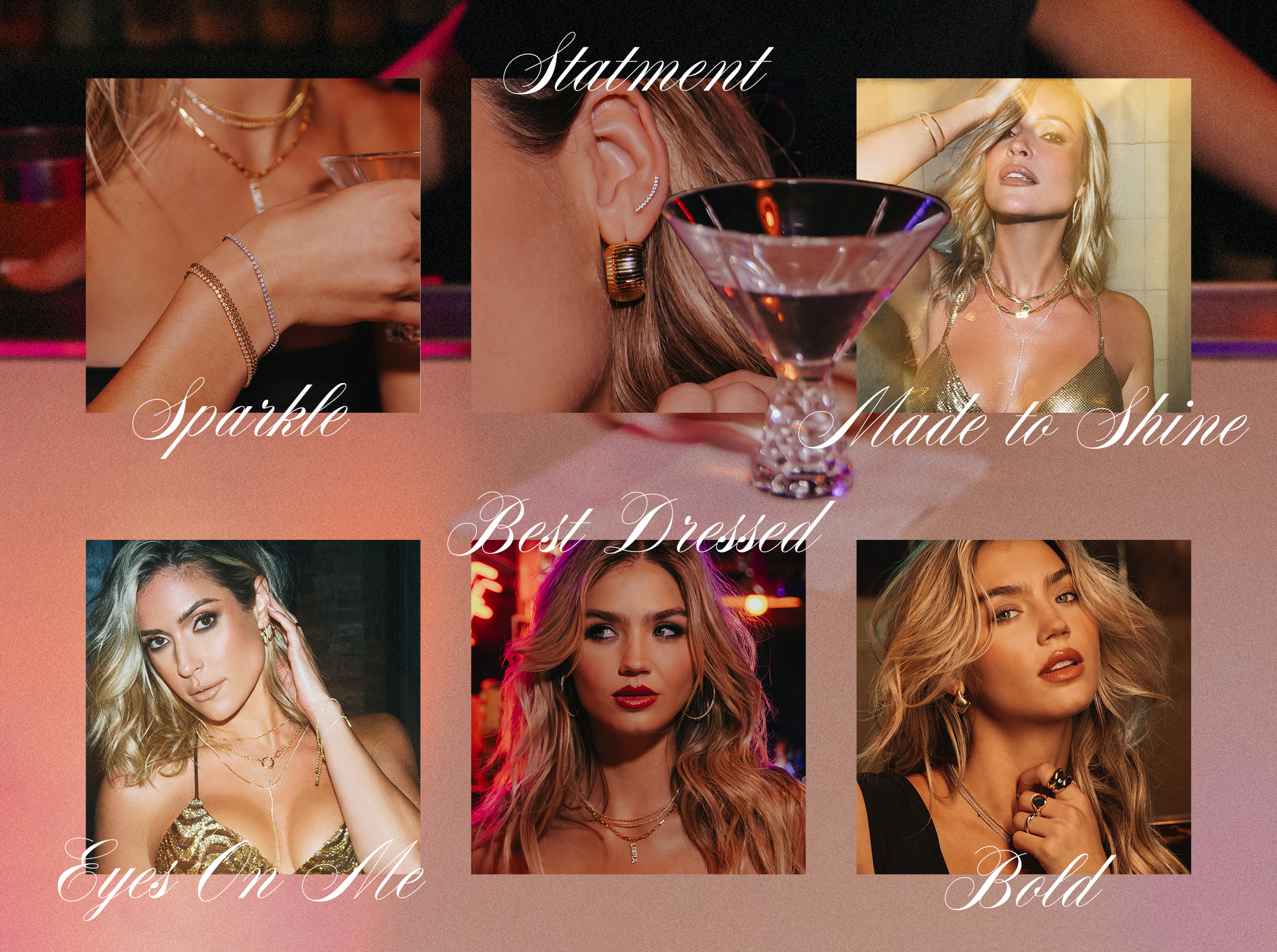 Holiday Party Jewelry - Sparkle, Statement, Made to Shine, Eyes On Me, Best Dressed, Bold